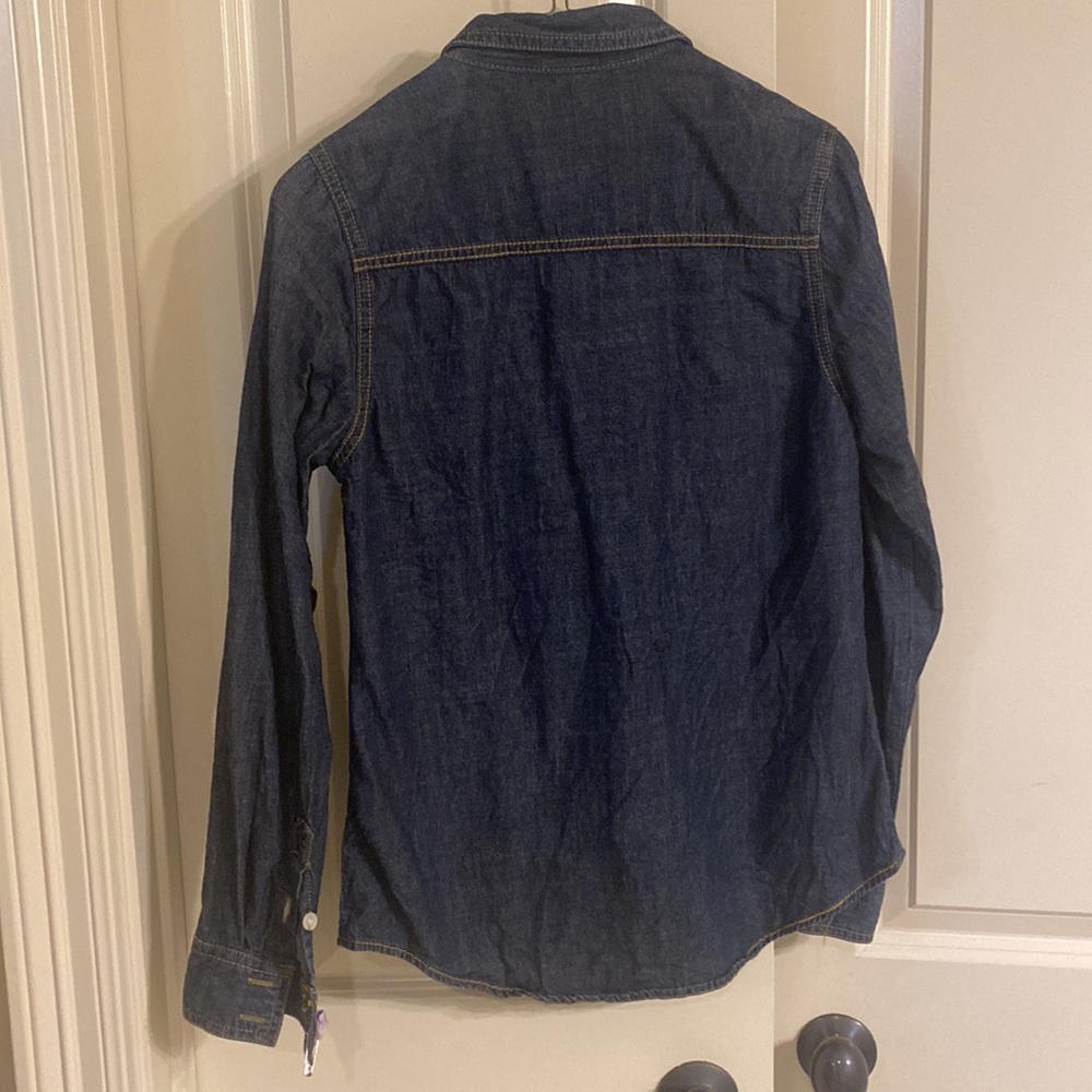 Denim Button-Down Shirt - Picture 2 of 7